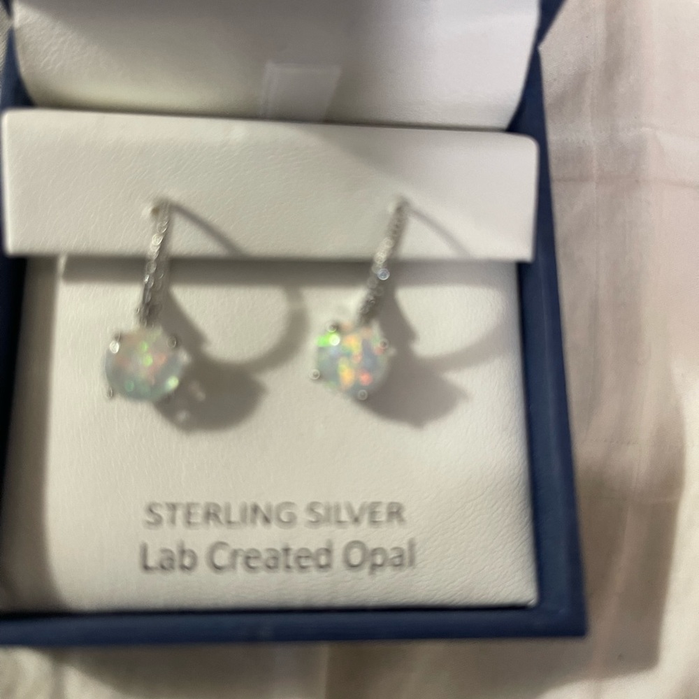 Rachel Zoe Opal Earrings Rachel Zoe Sterling Silver Diamond Ball